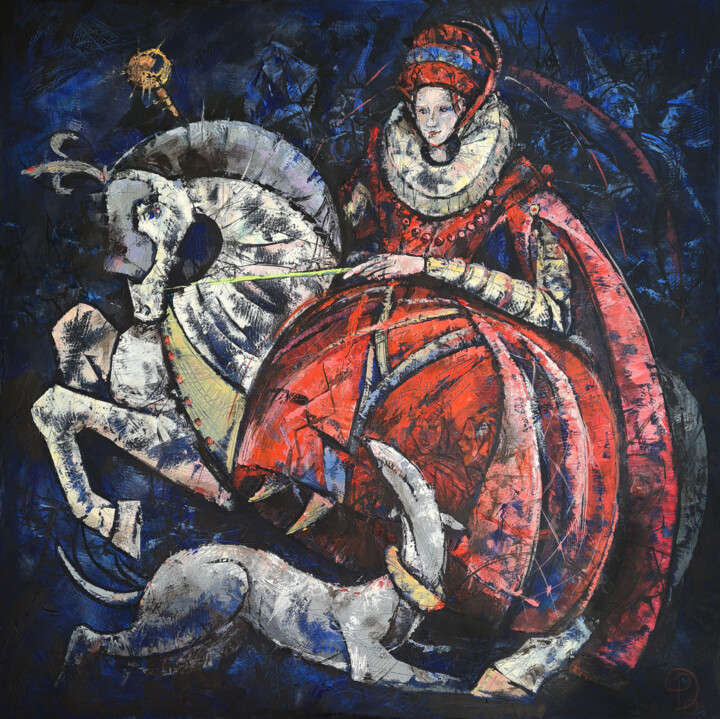 Echoes of a Noble Dream Tablo, 31,5x31,5 in