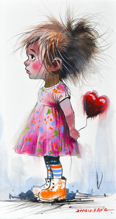 love 绘画, 11.8x7.1 in
