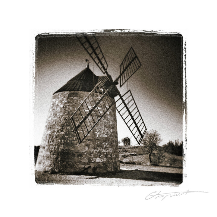 Fotografía titulada "Le Souffle Retenu" por Gilles Deschamps (OXPIRIT), Obra de arte original, Fotografía digital Montado en…