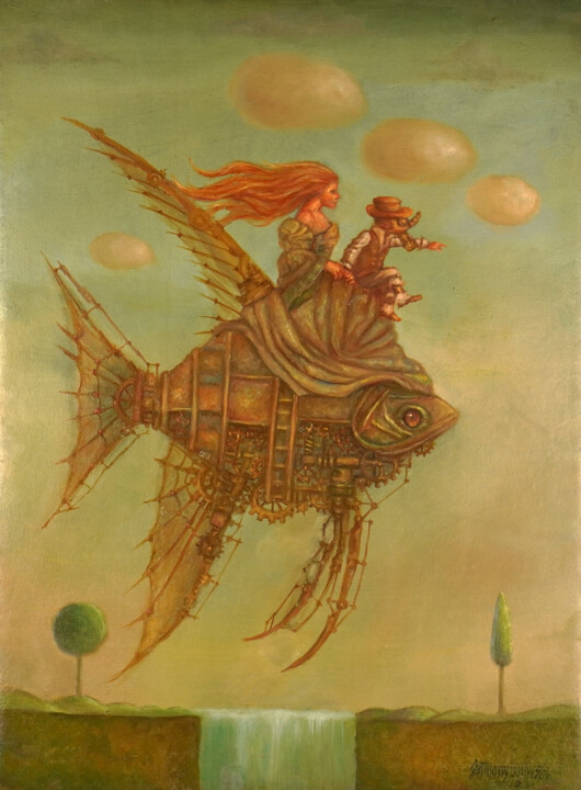 Nena's Journey 1 绘画, 35.8x24 in