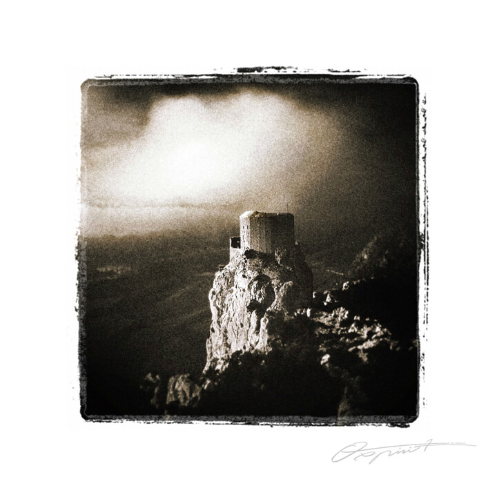 Fotografía titulada "L’éveil des Cathares" por Gilles Deschamps (OXPIRIT), Obra de arte original, Fotografía digital Montado…