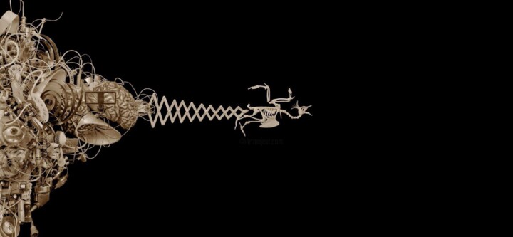 Photography titled "Time machine" by Van O, Original Artwork, Analog photography