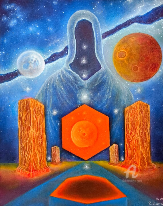 Guardian of Infinity No. 4 – Portal of Existence 绘画, 19.7x15.8 in