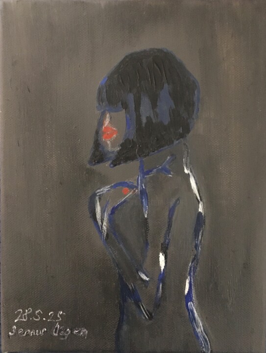 绘画,  9.5x7.1 in 