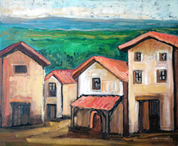 绘画,  23.6x28.7 in 