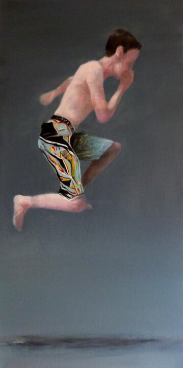 Time traveller 5 绘画, 39.4x19.7 in
