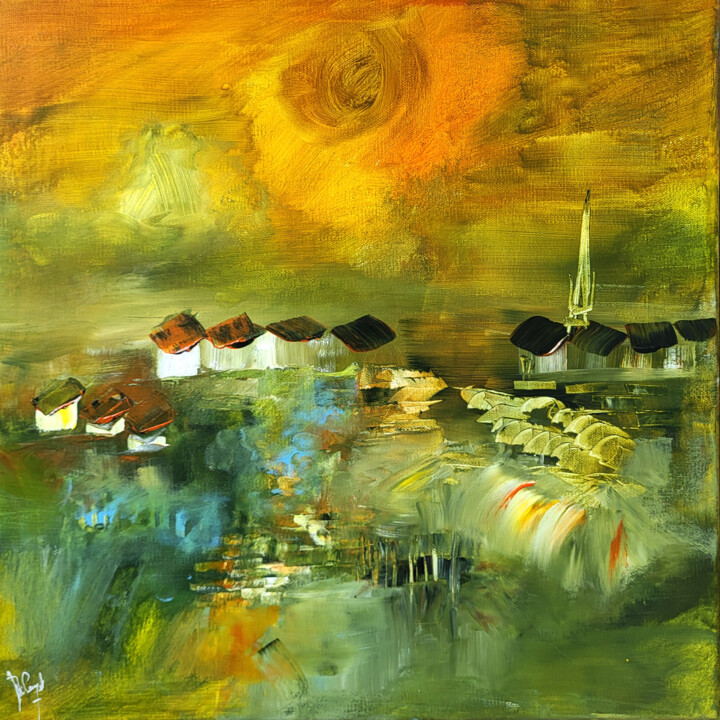 绘画,  15.8x15.8 in 
