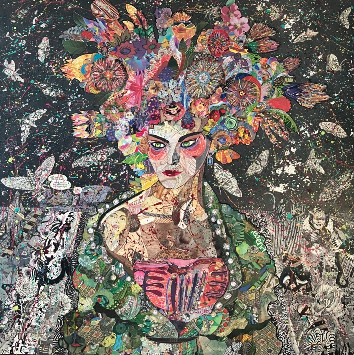 拼贴,  39.4x39.4 in 