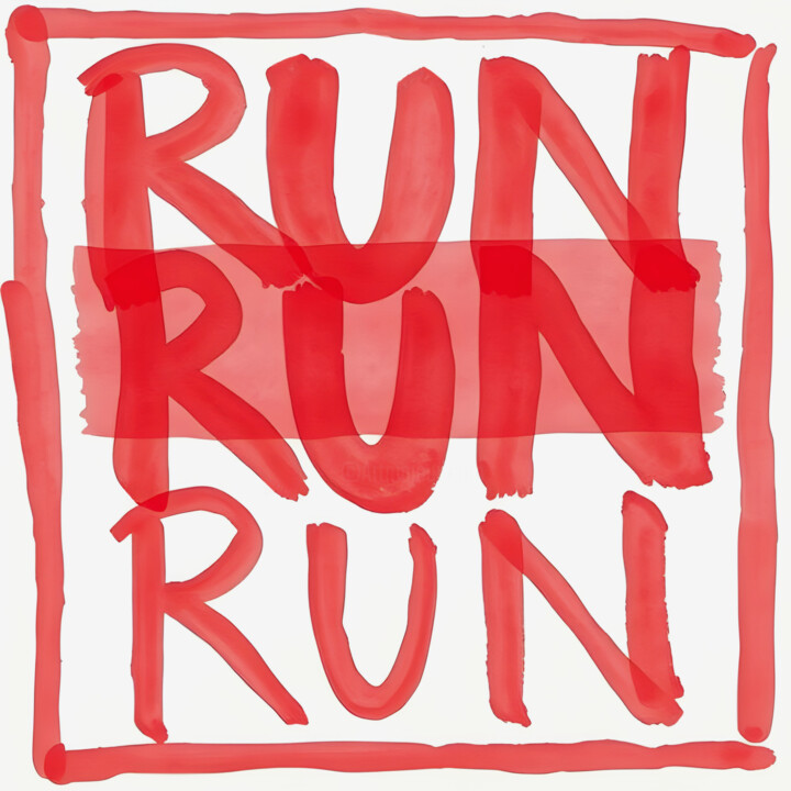 Run Run Run Printmaking, 39.4x39.4 in