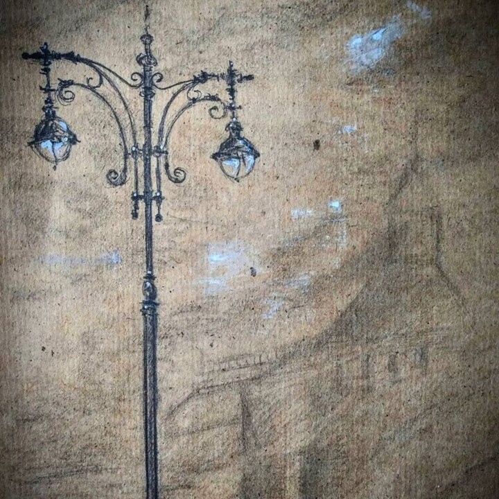 绘画,  8.3x11.8 in 