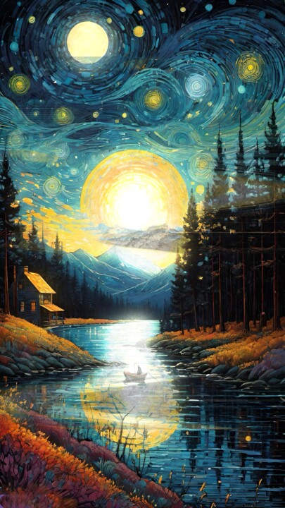 Starry Paths of Our Hearts 数字艺术