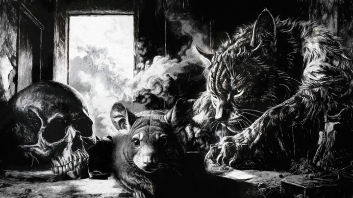 Printmaking titled "Vers un nouvel équi…" by Lionel Morateur, Original Artwork, Digital Painting