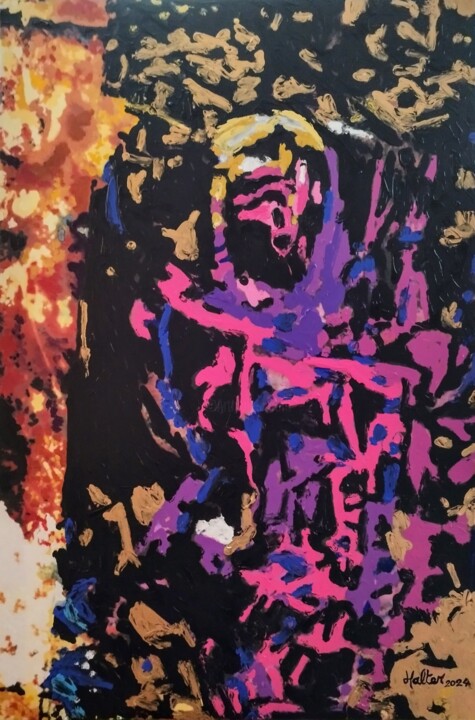 Eveil debout 绘画, 36.6x24.4 in