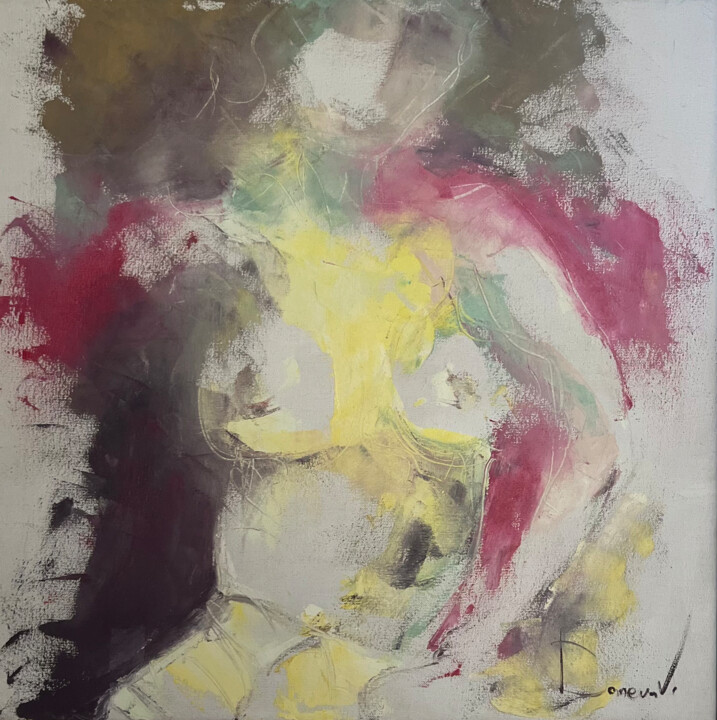 绘画,  27.6x27.6 in 