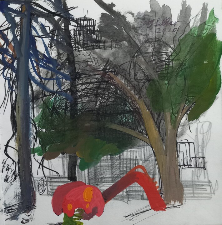 Playground 绘画, 7.5x7.5 in