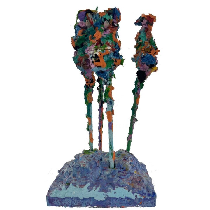 Poupées, 2024, sculpture, Pascal Courcelles Скульптура, 11,8x5,9 in