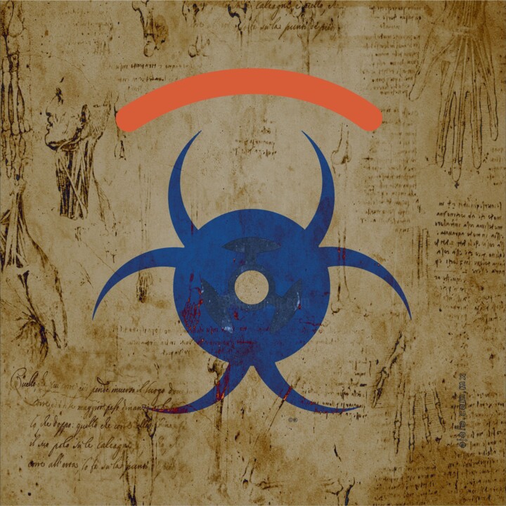 b-eye-ohazard rem Dijital Sanat, 30x30 in