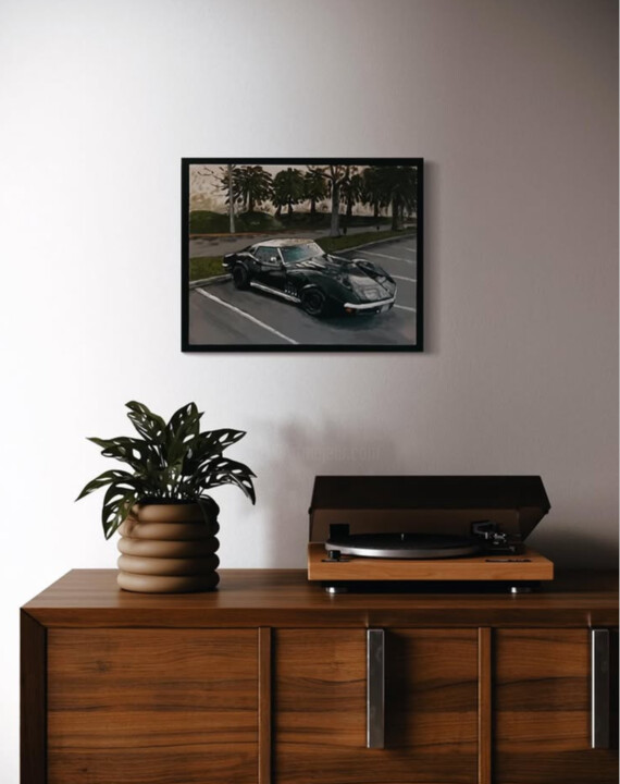 Painting titled "Painting for order…" by Valentyn Oladenko, Original Artwork, Acrylic Mounted on Wood Stretcher frame