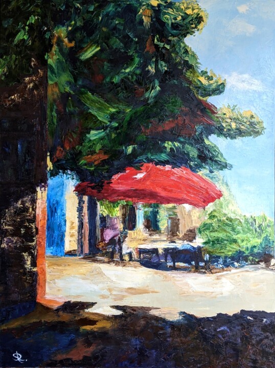 Painting titled "VIBRANT MEMORIES" by Serge Ra, Original Artwork, Oil