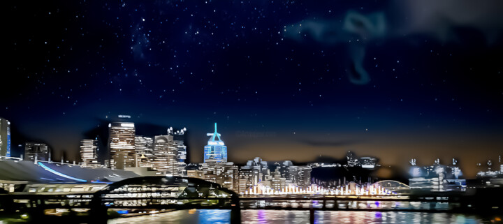 Urban Constellations Baskıresim, 38x72 in