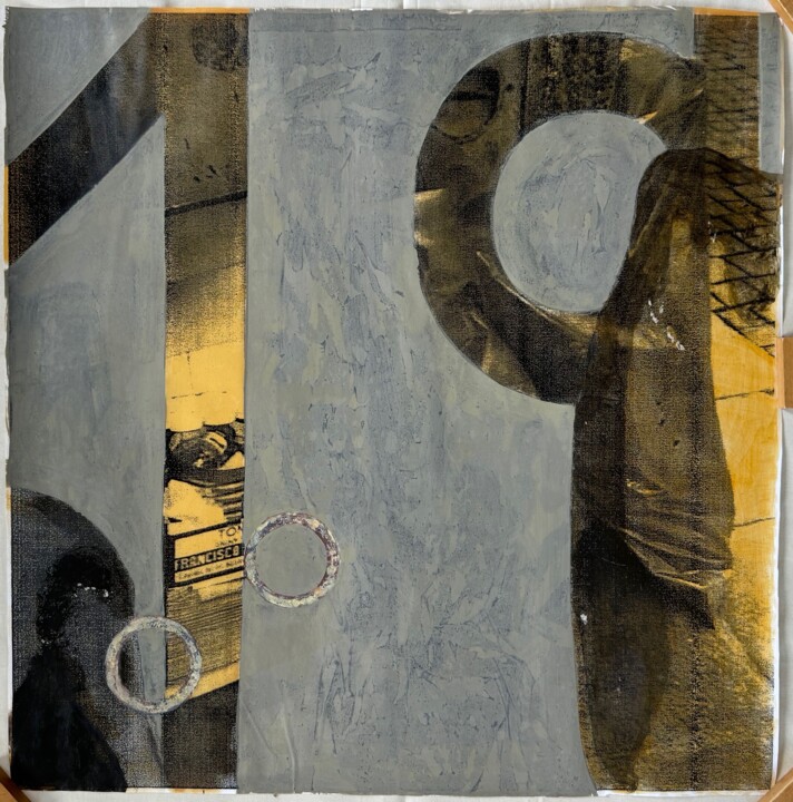 "Numbers 4" başlıklı Kolaj Birgit Karg tarafından, Orijinal sanat, Fotoşoplu fotoğrafçılık