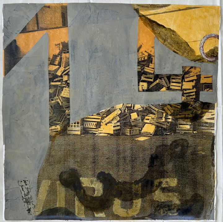 "Numbers 7" başlıklı Kolaj Birgit Karg tarafından, Orijinal sanat, Fotoşoplu fotoğrafçılık