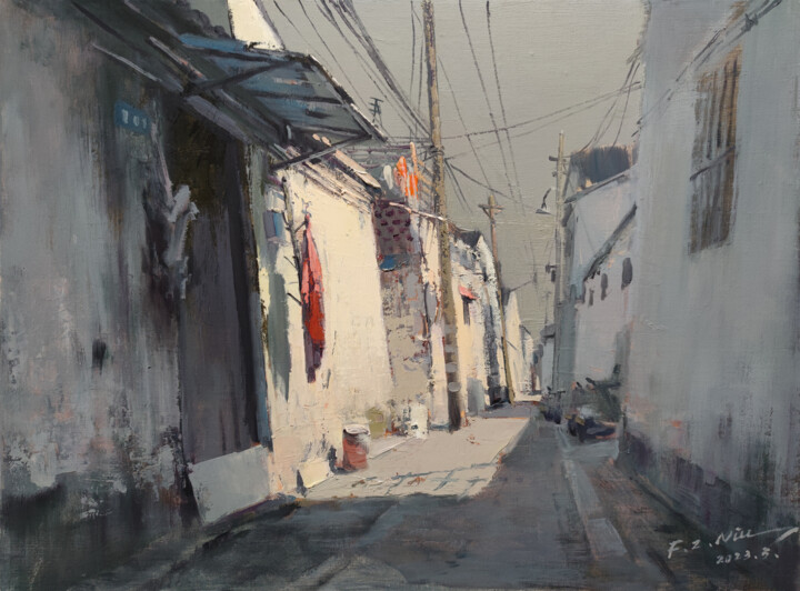 静谧之光四 Painting, 31.5x23.6 in