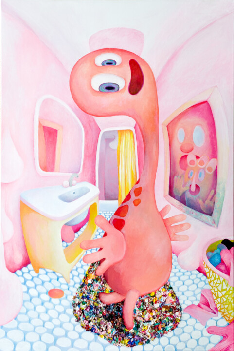 En privé 绘画, 47.2x31.5 in