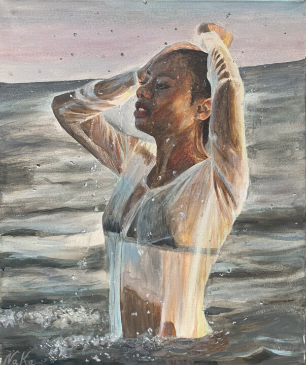 Freedom 绘画, 23.6x19.7 in