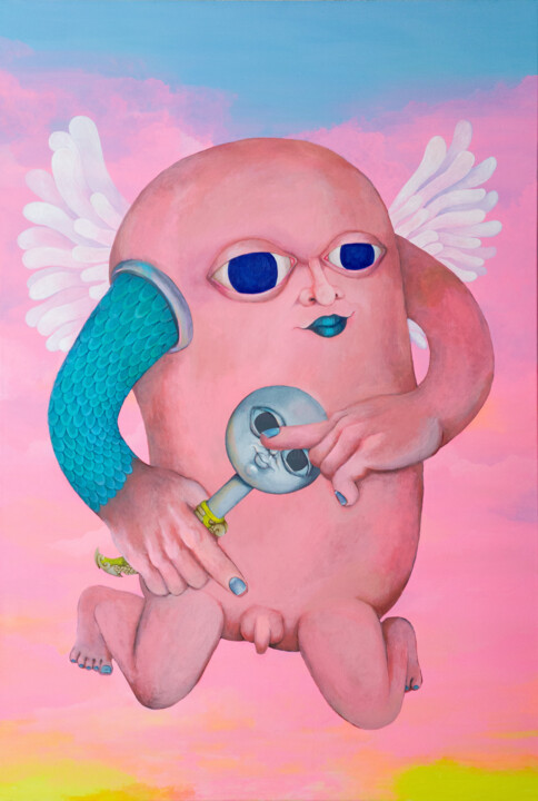 Archange 绘画, 47.2x31.5 in