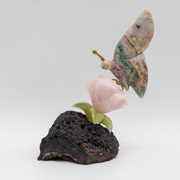 Sculpture titled "Instante Eterno" by Felipe Cesar D'Oliveira, Original Artwork, Stone