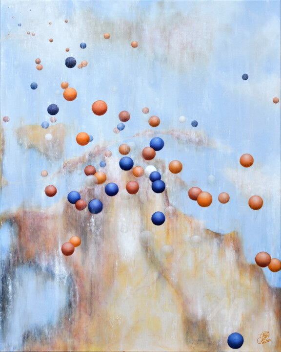 Pintura intitulada "The Ascension of Li…" por Jason Zahra, Obras de arte originais, Acrílico Montado em Armação em madeira