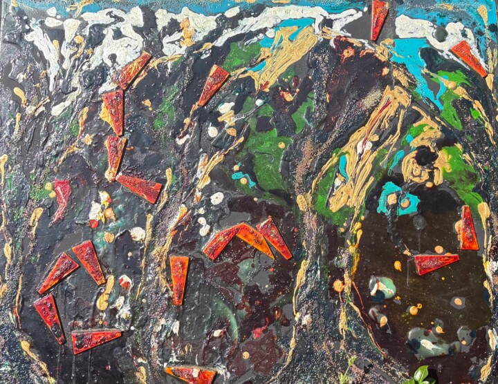 Au vent Malarstwo, 19,7x27,6 in