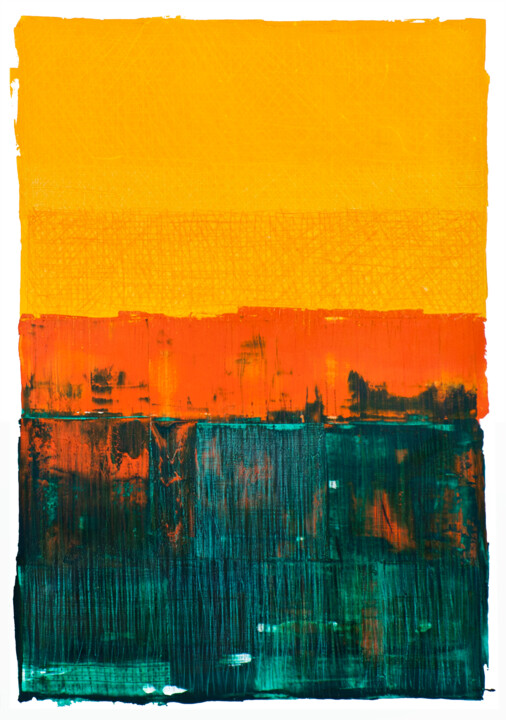Painting titled "Untitled 026" by Oto Macek, Original Artwork, Oil