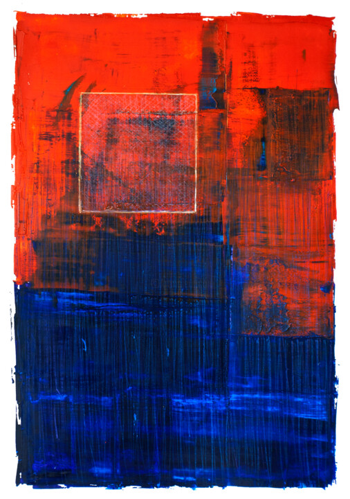 Painting titled "Untitled 036" by Oto Macek, Original Artwork, Oil