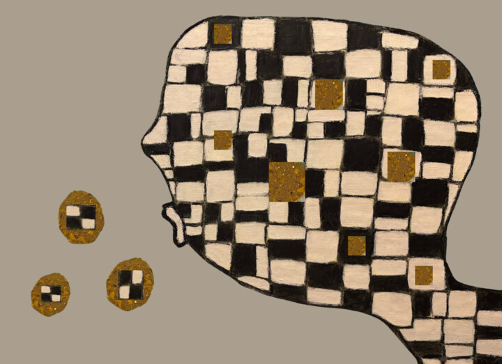 Digital Arts titled "In pieces" by Marta Florczyk Art, Original Artwork, Digital Collage