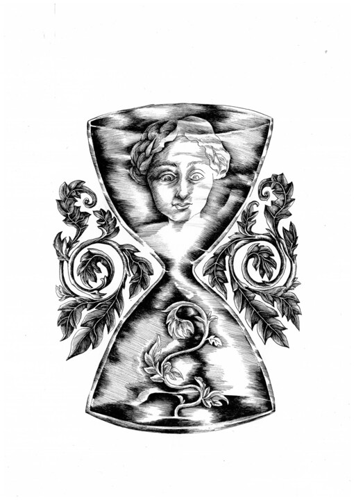 In Search of Lost Time Tablo, 29,7x21 in