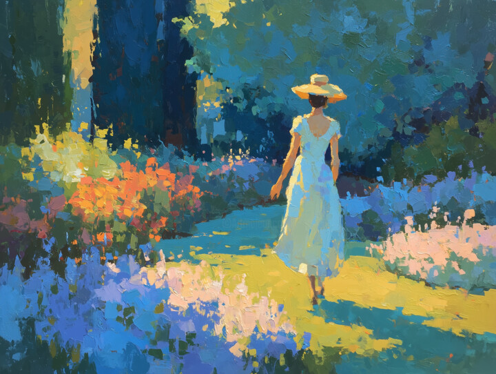 Jardín de Sueños 数字艺术, 25.6x34.3 in
