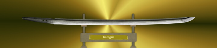 Kotegiri Masamune Gold 数字艺术