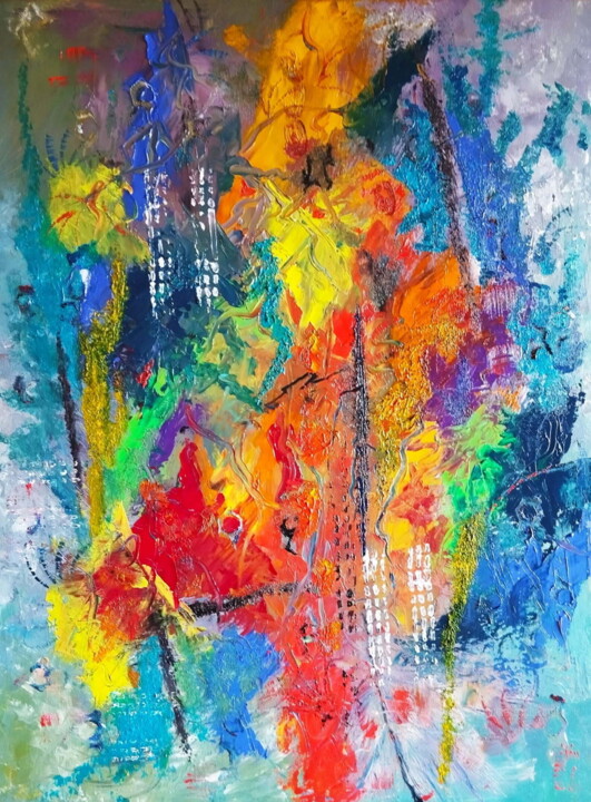Sans titre de juin 绘画, 31.5x23.6 in