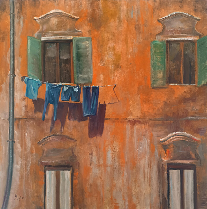 👗 Benvenuti in Italia 👗 Venezia Painting, 28x28 in