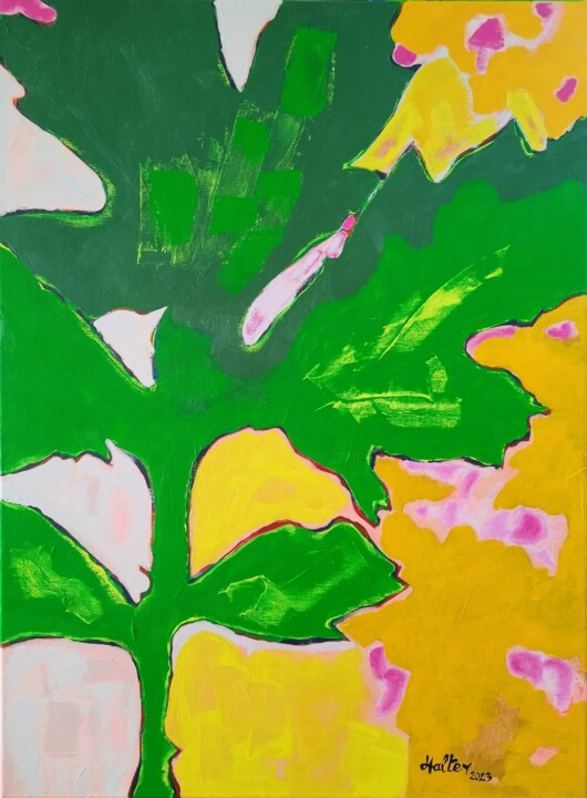 Jeune pousse 绘画, 31.9x23.6 in