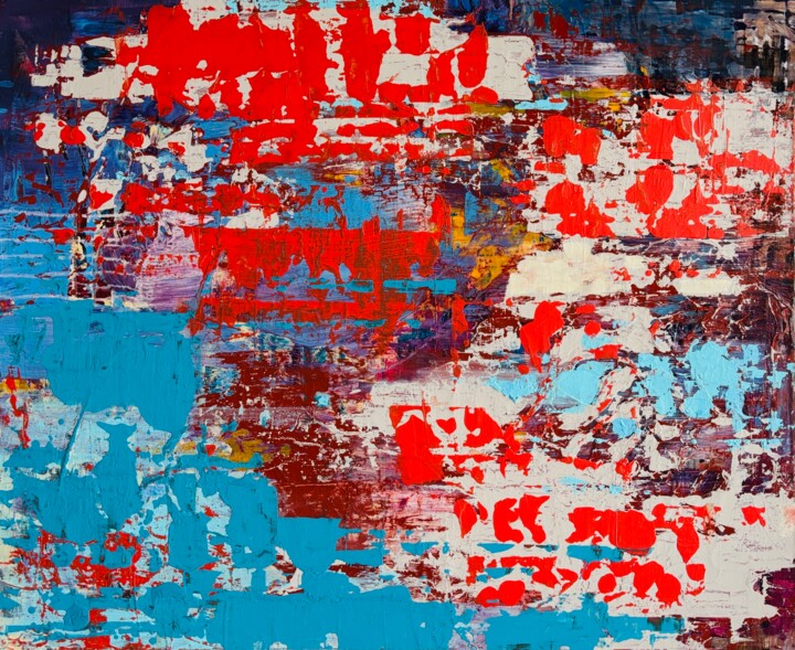 Pintura titulada "Memory of Forgotten…" por Evgeniya Zolotareva, Obra de arte original, Acrílico