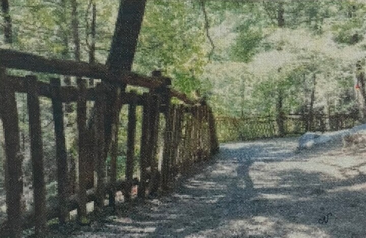 Shadow & Light Textile Art, 11x17 in