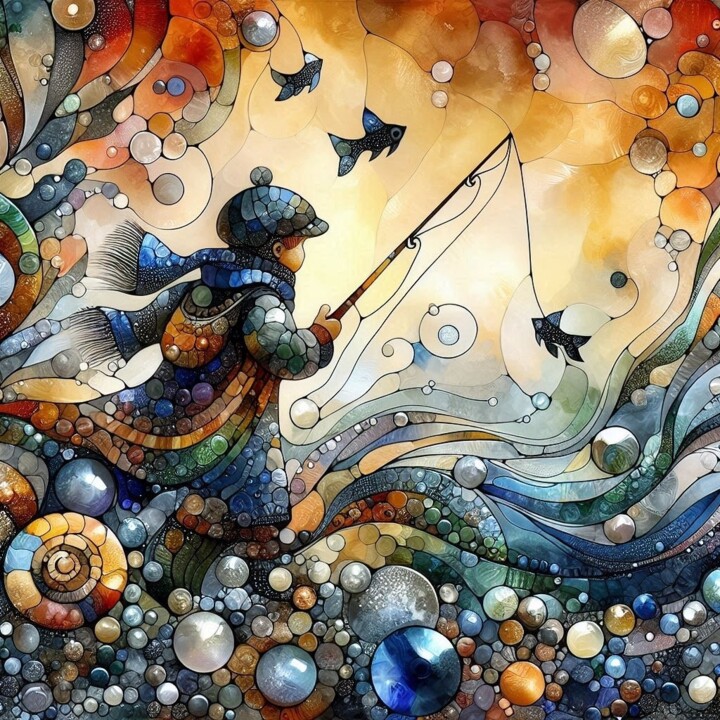 Mondes Oniriques - L'Enfant part à la pêche Digital Arts