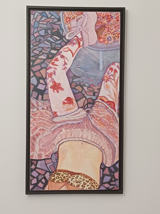 Détente Schilderij, 31,5x15,8 in