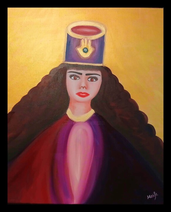 GARDIENNE DE LA VIE TERRESTRE 绘画, 23.6x19.7 in