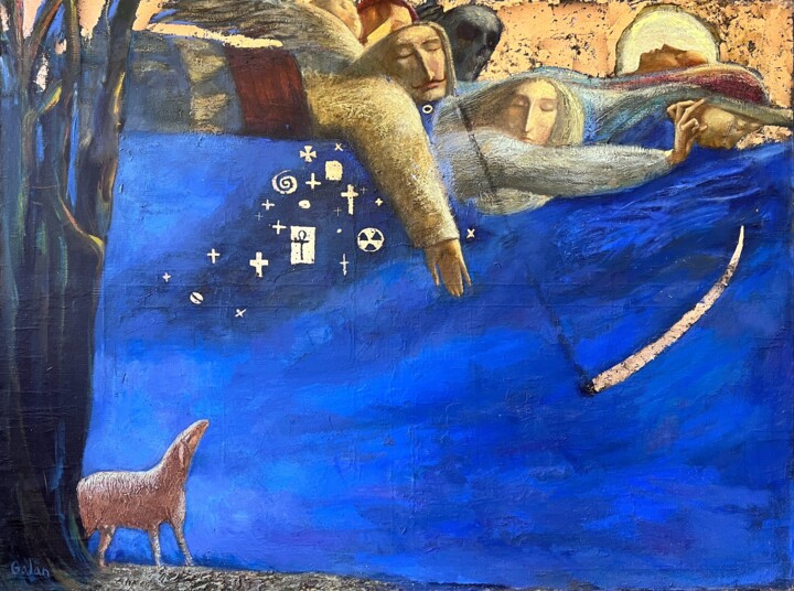 Shadows of the Ancestors Pittura, 59,1x78,7 in