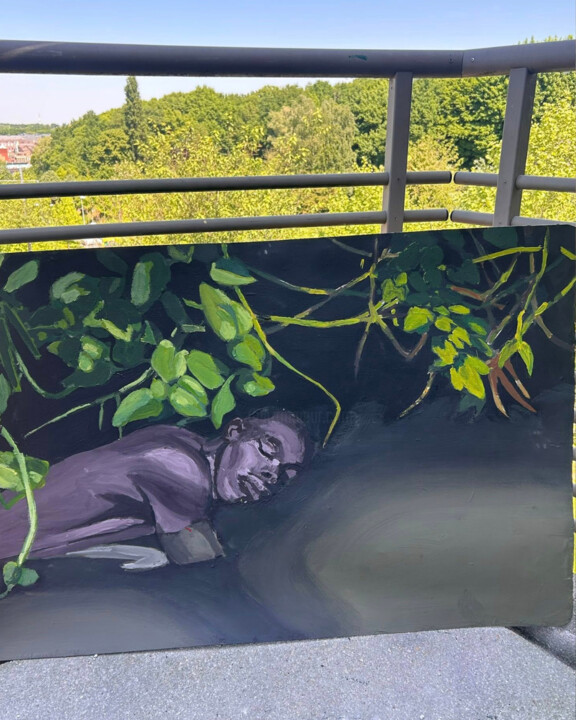 绘画,  29.5x45.3 in 