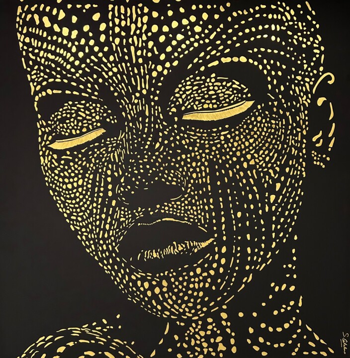 Kolaj,  55,1x55,1 in 